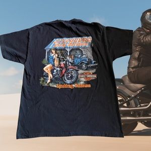 Pin-Up girl 2009 Harley Davidson Shirt, Size Large